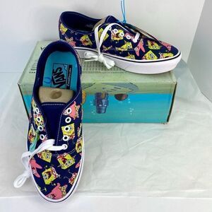 NWT New Vans x SpongeBob Sneakers Comfycush Authentic Aloha Bob Patrick Star